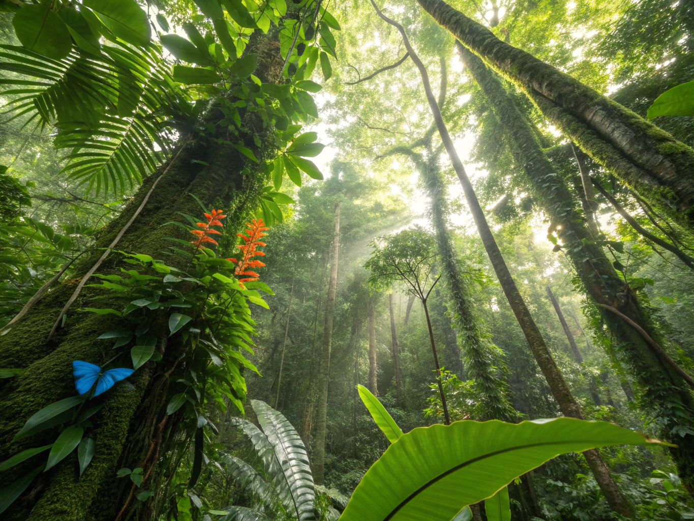 Lush canopy views of the Peruvian Amazon