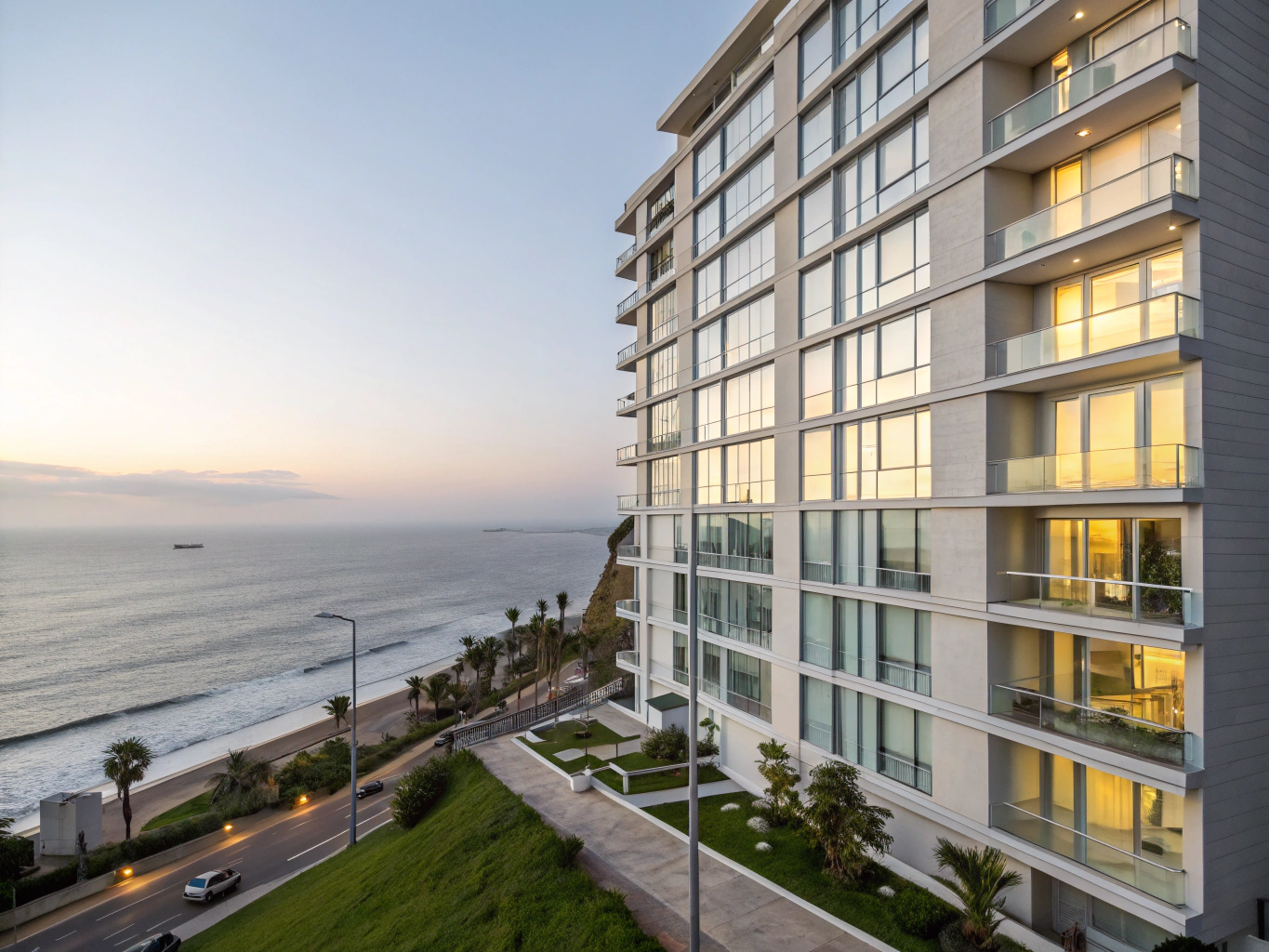 Oceanfront district in Lima Peru near coastal accommodations